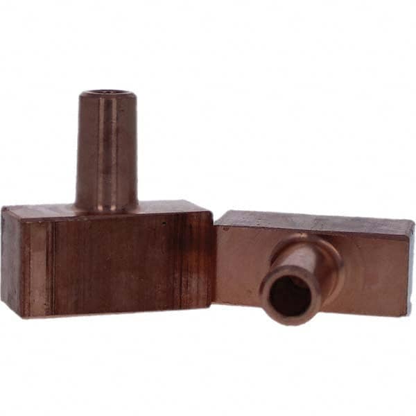 Tuffaloy - Spot Welder Tips For Use With: 4RW Electrode Holder Type: Backup Electrode Rectangular Face - Apex Tool & Supply