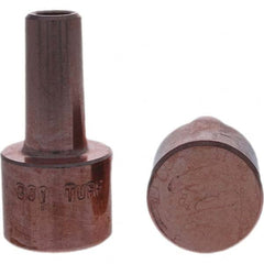 Tuffaloy - Spot Welder Tips For Use With: 4RW Electrode Holder Type: Backup Electrode Round Face - Apex Tool & Supply