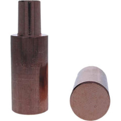 Tuffaloy - Spot Welder Tips For Use With: 5RW Electrode Holder Type: Backup Electrode Round Face - Apex Tool & Supply