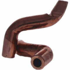 Tuffaloy - Spot Welder Tips For Use With: 5RW Electrode Holder Type: Misc Double Bend Tip Spade Nose - Apex Tool & Supply