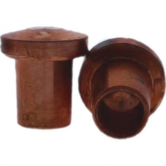 Tuffaloy - Spot Welder Tips For Use With: 5RW Cap Taper Electrode Holder Type: Paddle Tip E Nose (Truncated) - Apex Tool & Supply