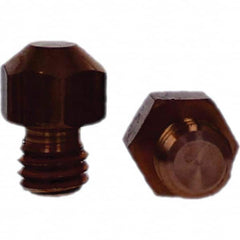 Tuffaloy - Spot Welder Tips For Use With: 3/8-16 Threaded Electrode Holder Type: Threaded Tip A Nose (Pointed) - Apex Tool & Supply