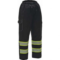GSS Safety - Size S/M Black Waterproof Rain Pants - Apex Tool & Supply
