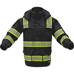 GSS Safety - Size 4X/5XL Black Waterproof Rain Jacket - Apex Tool & Supply