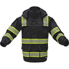 GSS Safety - Size L Black Waterproof & Cold Weather Jacket - Apex Tool & Supply