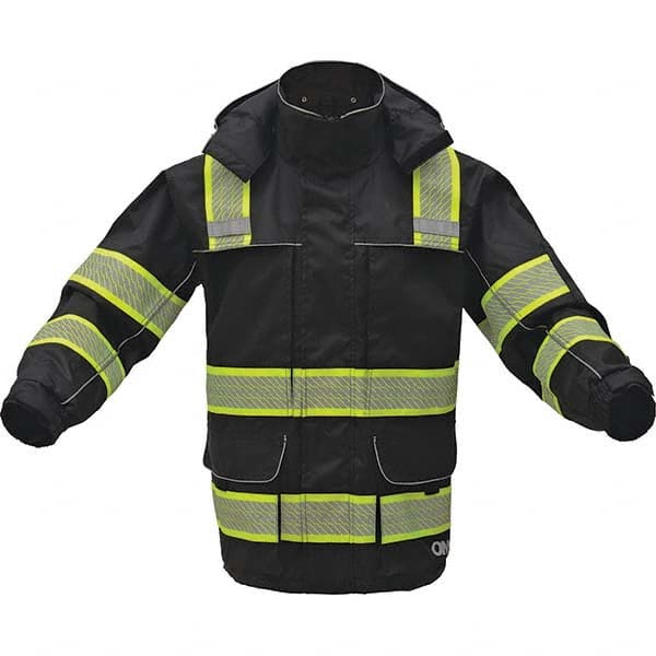 GSS Safety - Size XL Black Waterproof & Cold Weather Jacket - Apex Tool & Supply