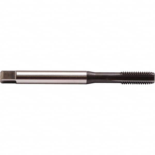 Emuge - M4x0.70 Metric D4 0-Flute Bright Finish Solid Carbide Straight Flute Machine Tap - Apex Tool & Supply