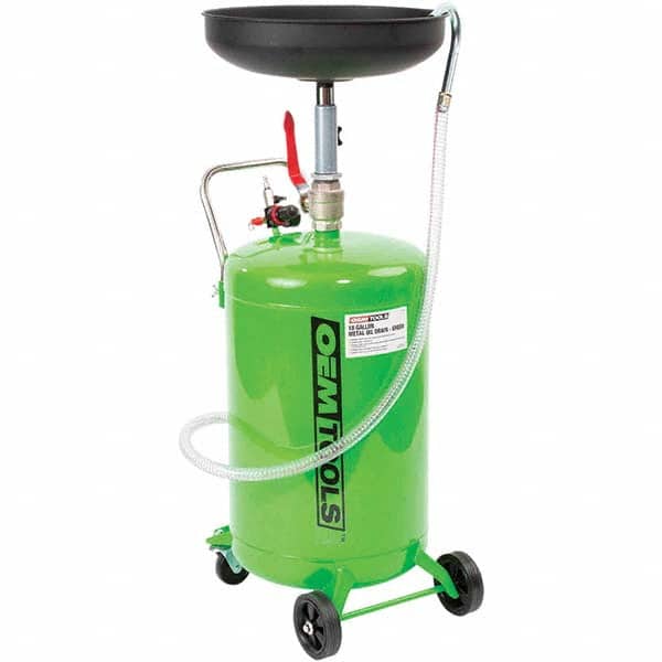 OEM Tools - Oil Drain Containers Type: Oil Drain w/Casters Container Size: 18 Gal. - Apex Tool & Supply
