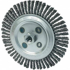 Osborn - 7" OD, 5/8-11 Arbor Hole, Stringer Bead Carbon Wheel Brush - Apex Tool & Supply