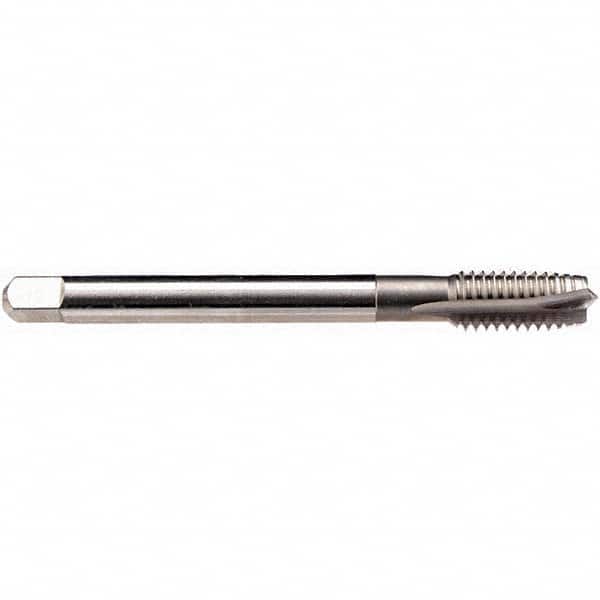 Emuge - M4x0.50 Metric Fine 6H 3 Flute Bright Finish HSS-E Spiral Point Tap - Apex Tool & Supply