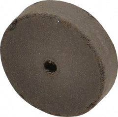 Cratex - 1" Diam x 1/8" Hole x 1/4" Thick, Surface Grinding Wheel - Medium Grade, Rubber Bond - Apex Tool & Supply
