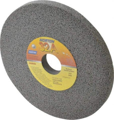 Norton - 7" Diam x 1-1/4" Hole x 1/2" Thick, H Hardness, 60 Grit Surface Grinding Wheel - Aluminum Oxide, Type 1, Medium Grade, 3,600 Max RPM, Vitrified Bond, No Recess - Apex Tool & Supply
