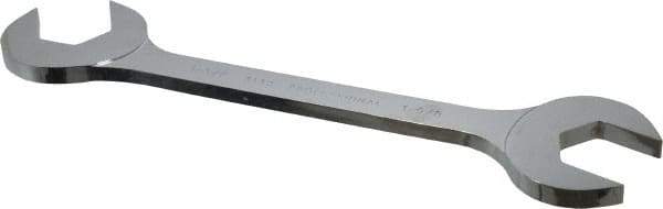 Proto - 1-5/8" Standard Open End Wrench - 15" OAL, Double End, Chrome Finish, 15° & 60° Head Angle - Apex Tool & Supply