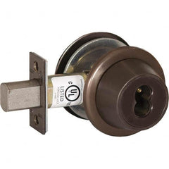 Best - Deadbolts Type: Heavy-Duty Single Cylinder Door Thickness Range: 1-3/4-2 - Apex Tool & Supply