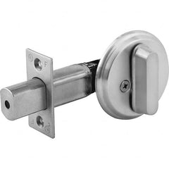 Stanley - Deadbolts Type: Thumb Turn, Inside Only Door Thickness Range: 1-3/8 - 1-3/4 - Apex Tool & Supply