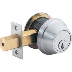Stanley - 6 Pin Less Cylinder Single Cylinder Deadbolt - Apex Tool & Supply