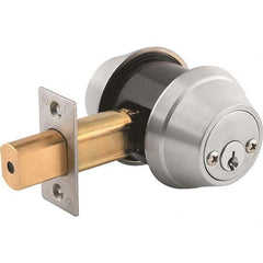 Stanley - 6 Pin Less Cylinder Double Cylinder Deadbolt - Apex Tool & Supply