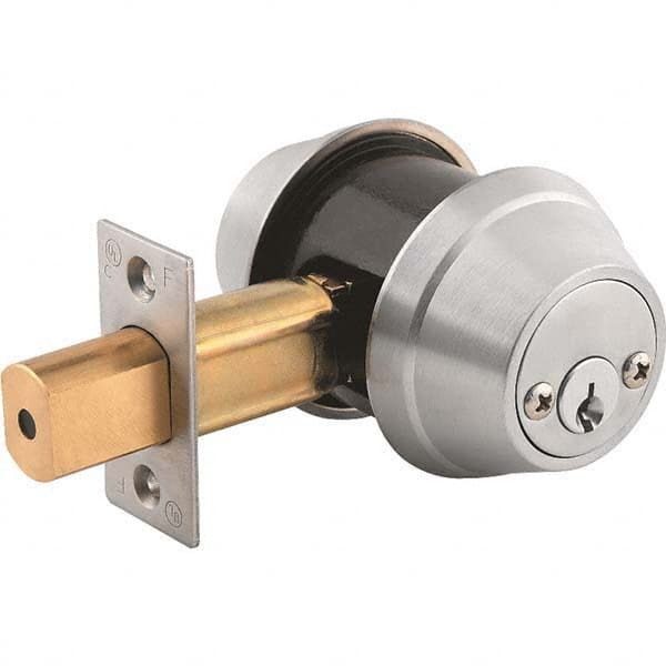 Stanley - 6 Pin Less Cylinder Double Cylinder Deadbolt - Apex Tool & Supply