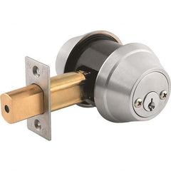 Stanley - 6 Pin Less Cylinder Double Cylinder Deadbolt - Apex Tool & Supply