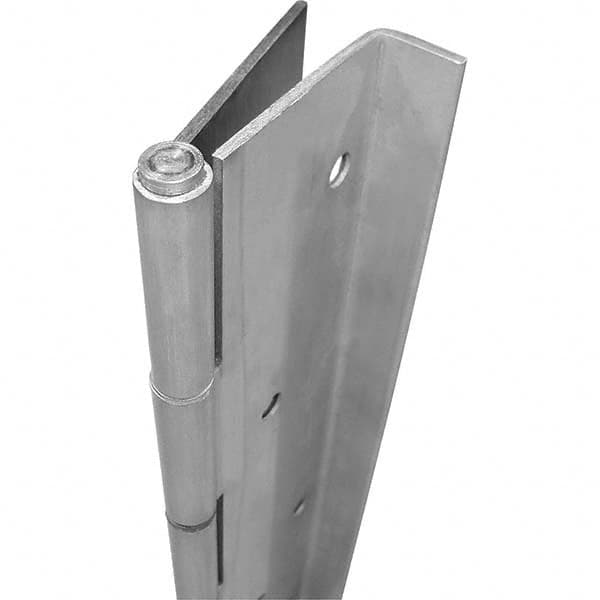 Stanley - 84" Long x 5" Wide Grade 1 304 Stainless Steel Commercial Hinge - Apex Tool & Supply
