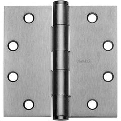 Stanley - 4" Long x 4" Wide Grade 1 Bronze Full Mortise Commercial Hinge - Apex Tool & Supply