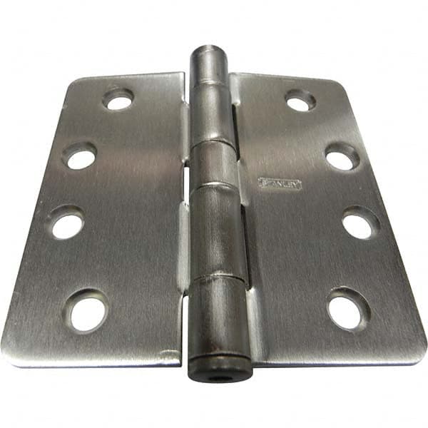 Stanley - 4" Long x 4" Wide Grade 1 Steel Full Mortise Commercial Hinge - Apex Tool & Supply