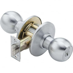 Best - Knob Locksets Type: Dormitory Door Thickness: 1 3/8 - 2 - Apex Tool & Supply