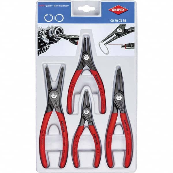 Knipex - Plier Sets Set Type: Retaining Ring Pliers Number of Pieces: 4 - Apex Tool & Supply