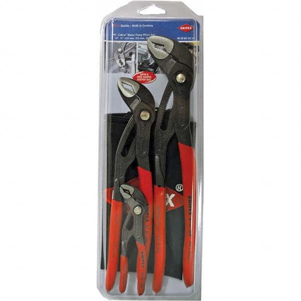 Knipex - Plier Sets Set Type: Tongue & Groove Pliers Number of Pieces: 3 - Apex Tool & Supply