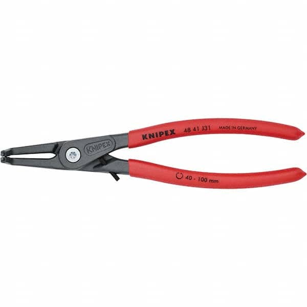 Knipex - Retaining Ring Pliers Type: Internal Ring Size: 1-37/64" - 3-15/16" - Apex Tool & Supply