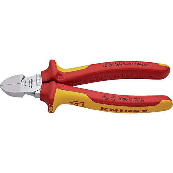 Knipex - Cutting Pliers Type: Diagonal Cutter Insulated: Insulated - Apex Tool & Supply