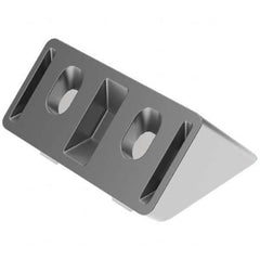 FATH - 59.94mm Wide, 0.1775" High, 45° T-Slotted Aluminum Extrusion Supports - Apex Tool & Supply
