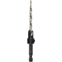Milwaukee Tool - Adjustable-Depth Drill Countersinks Cutter Head Diameter (Wire): #10 Cutter Head Diameter (Inch): 1/4 - Apex Tool & Supply