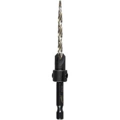 Milwaukee Tool - Adjustable-Depth Drill Countersinks Cutter Head Diameter (Wire): #8 Cutter Head Diameter (Inch): 1/4 - Apex Tool & Supply