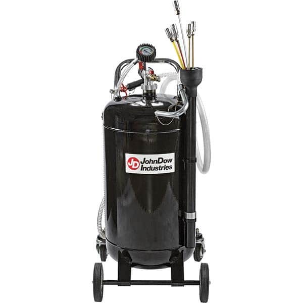 JohnDow - Oil Drain Containers Type: Pressurized Evacuation Drain w/Casters Container Size: 20 Gal. - Apex Tool & Supply