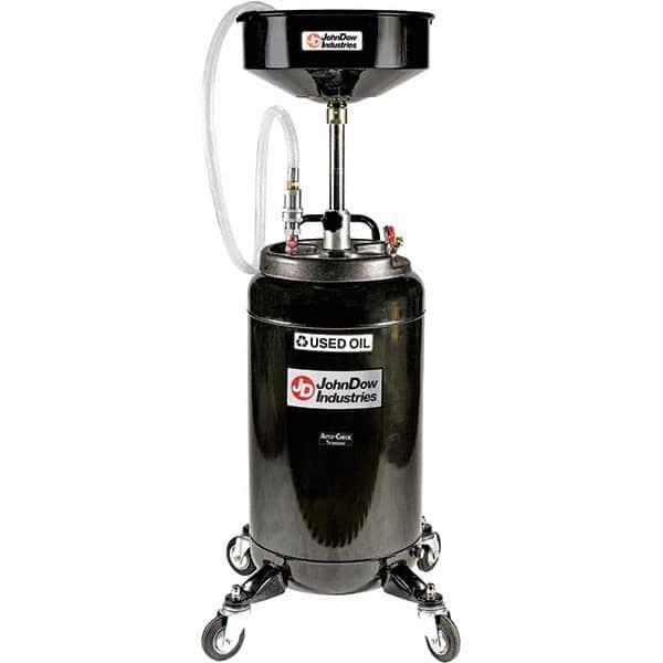 JohnDow - Oil Drain Containers Type: Pressurized Evacuation Drain w/Casters Container Size: 25 Gal - Apex Tool & Supply