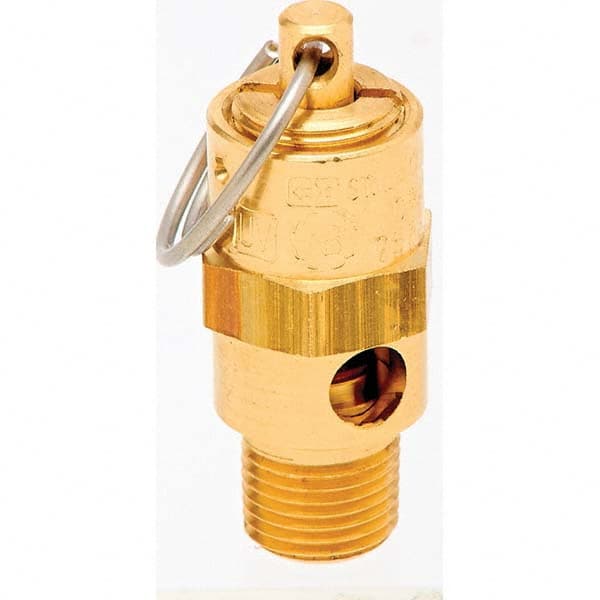 Control Devices - 1/8" Inlet, ASME Safety Valve - Apex Tool & Supply