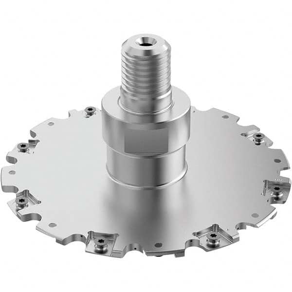 Seco - Combimaster Connection, 5mm Cutting Width, 45.1mm Depth of Cut, 125mm Cutter Diam, 16 Tooth Indexable Slotting Cutter - Apex Tool & Supply