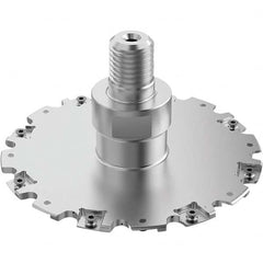 Seco - Combimaster Connection, 4mm Cutting Width, 45.2mm Depth of Cut, 125mm Cutter Diam, 16 Tooth Indexable Slotting Cutter - Apex Tool & Supply