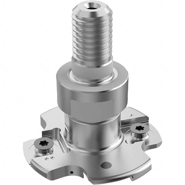 Seco - Combimaster Connection, 3/16" Cutting Width, 0.4449" Depth of Cut, 1-1/2" Cutter Diam, 4 Tooth Indexable Slotting Cutter - Apex Tool & Supply
