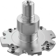 Seco - Combimaster Connection, 6mm Cutting Width, 26.3mm Depth of Cut, 80mm Cutter Diam, 8 Tooth Indexable Slotting Cutter - Apex Tool & Supply