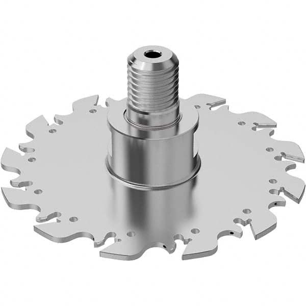 Seco - Combimaster Connection, 3.1mm Cutting Width, 43.1mm Depth of Cut, 125mm Cutter Diam, 13 Tooth Indexable Slotting Cutter - Apex Tool & Supply