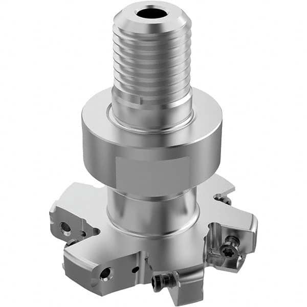 Seco - Combimaster Connection, 1/2" Cutting Width, 0.5866" Depth of Cut, 2" Cutter Diam, 6 Tooth Indexable Slotting Cutter - Apex Tool & Supply