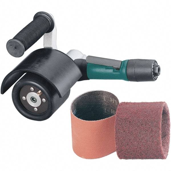 Dynabrade - 0.4 hp, 3,200 RPM Finishing Sander - 21 CFM Air Consumption, 6.21 bar Air Pressure, 1/4 NPT Inlet - Apex Tool & Supply