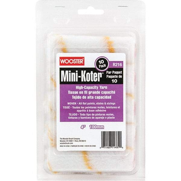 Wooster Brush - Paint Roller Covers   Type: Mini Roller    Nap Size (Inch): 0 - Apex Tool & Supply