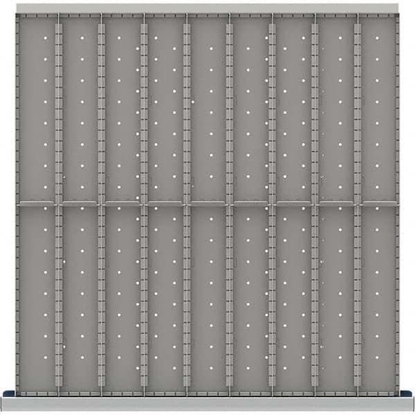 LISTA - 18-Compartment Drawer Divider Layout for 3.15" High Drawers - Apex Tool & Supply