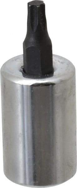 Proto - 3/8" Drive, T25 Torx Bit Socket - 1-23/32" OAL, 5/8" Bit Length - Apex Tool & Supply