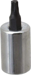 Proto - 3/8" Drive, T25 Torx Bit Socket - 1-23/32" OAL, 5/8" Bit Length - Apex Tool & Supply