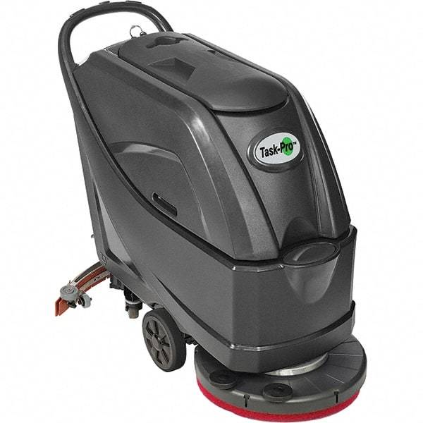 Nilfisk - 20" Cleaning Width, Battery Powered Floor Scrubber - 150 RPM, 47" Water Lift, 16 Gal Tank Capacity - Apex Tool & Supply