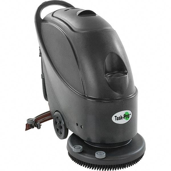 Nilfisk - 17" Cleaning Width, Electric Floor Scrubber - 160 RPM, 47" Water Lift, 13 Gal Tank Capacity - Apex Tool & Supply